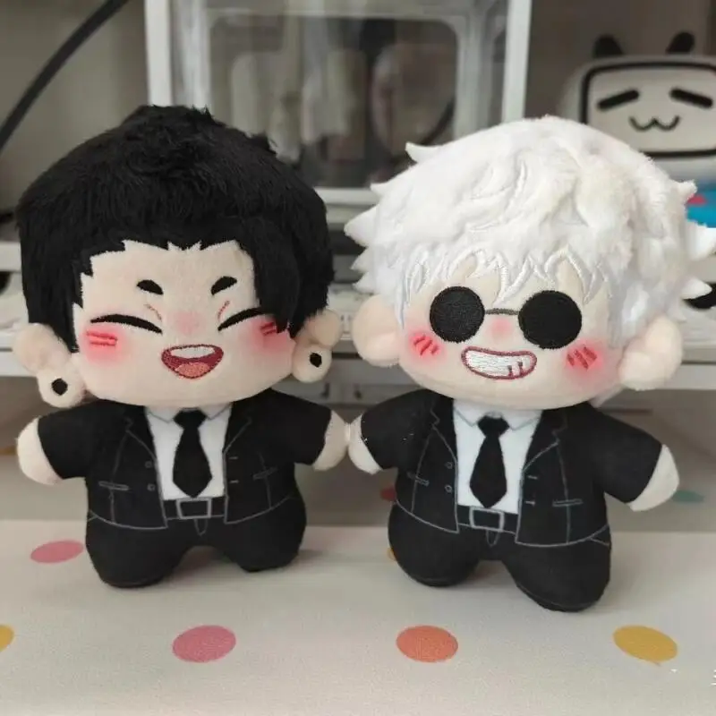Jujutsu Kaisen Geto Suguru Gojo Satoru Big Laugh Expression Plush Toy Doll Figurine Desktop Ornament Classmate Birthday Gift