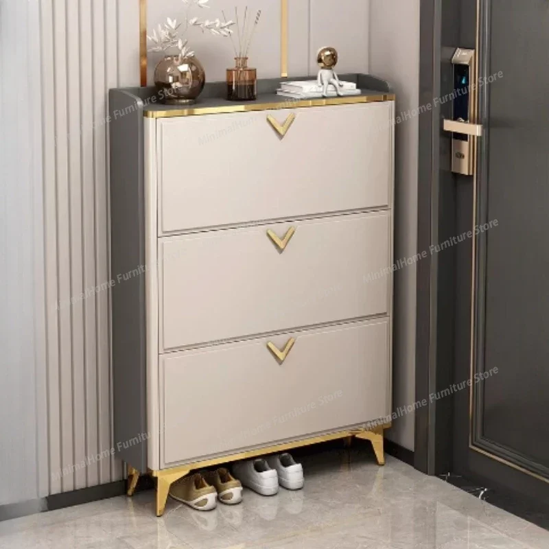 

Shelves Shoe Cabinets Rack Balcony Nordic Luxury Shoe Rack Entryway Shelf Multi Layer Sapateira De Madeira Luxury Furniture