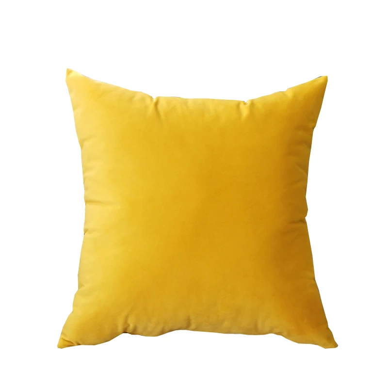 Solid color velvet pillow cover pillowcase office bedside hair Dutch velvet pillow cover, no pillow core