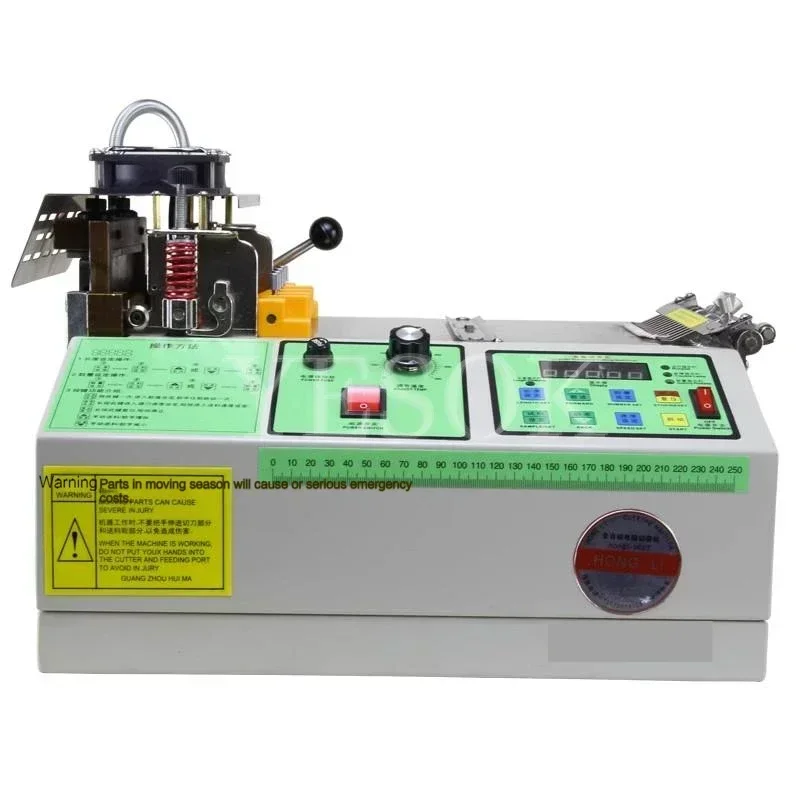 220V/110V  Computer Automatic Hot And Cold Tape Cutting Machine Zipper Velcro Mask Strap Rope Nose Bridge Strip Elastic