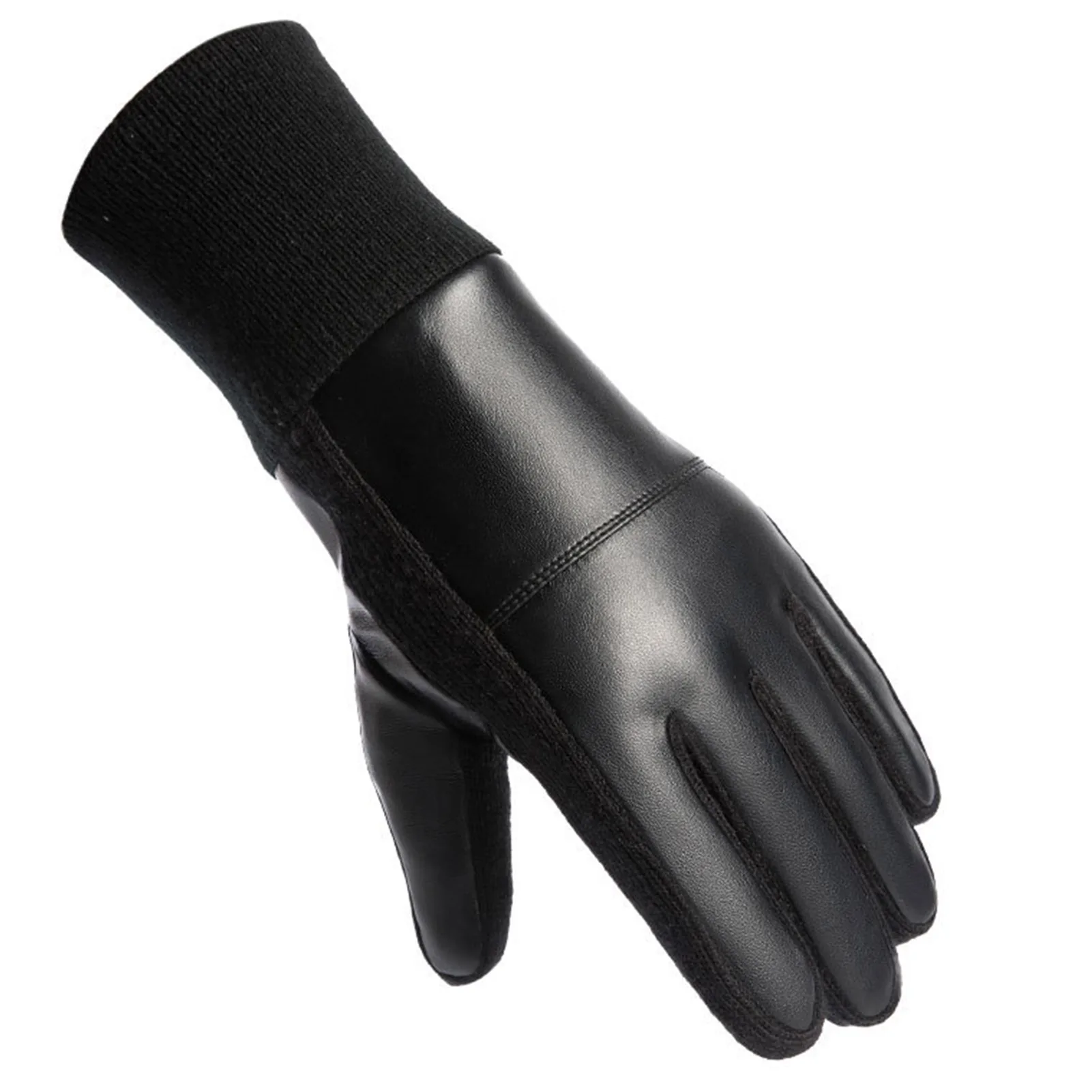 Winter Leather Motocycle Gloves Warm Touchscreen Texting for Women Winter Accessories