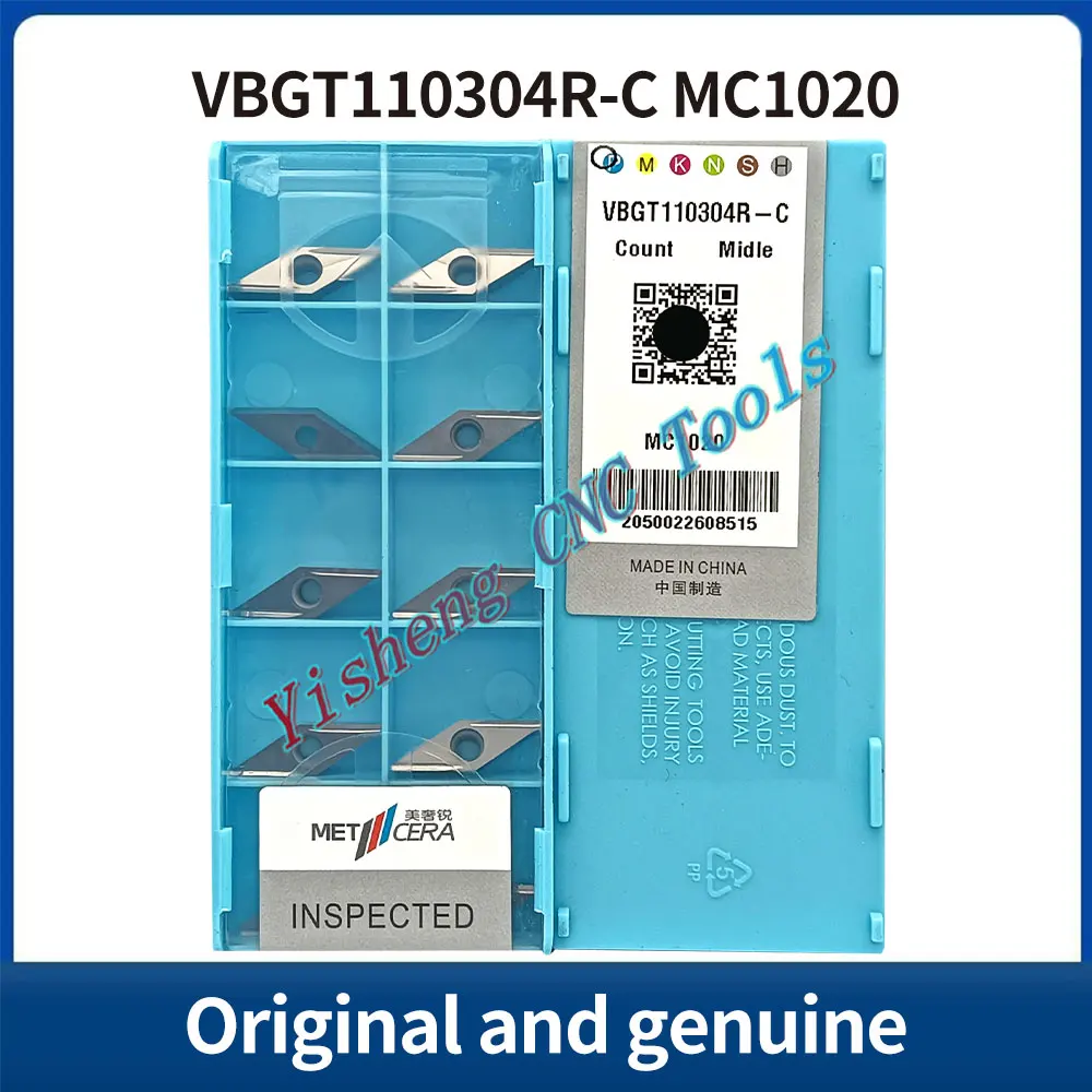 METCERA VBGT110302L-Y1 VBGT110302R-C VBGT110304R-C VBGT160402L-C VBGT160402R-C VBGT160402R-H VBGT160404L-C VBGT160404R-C MC1020