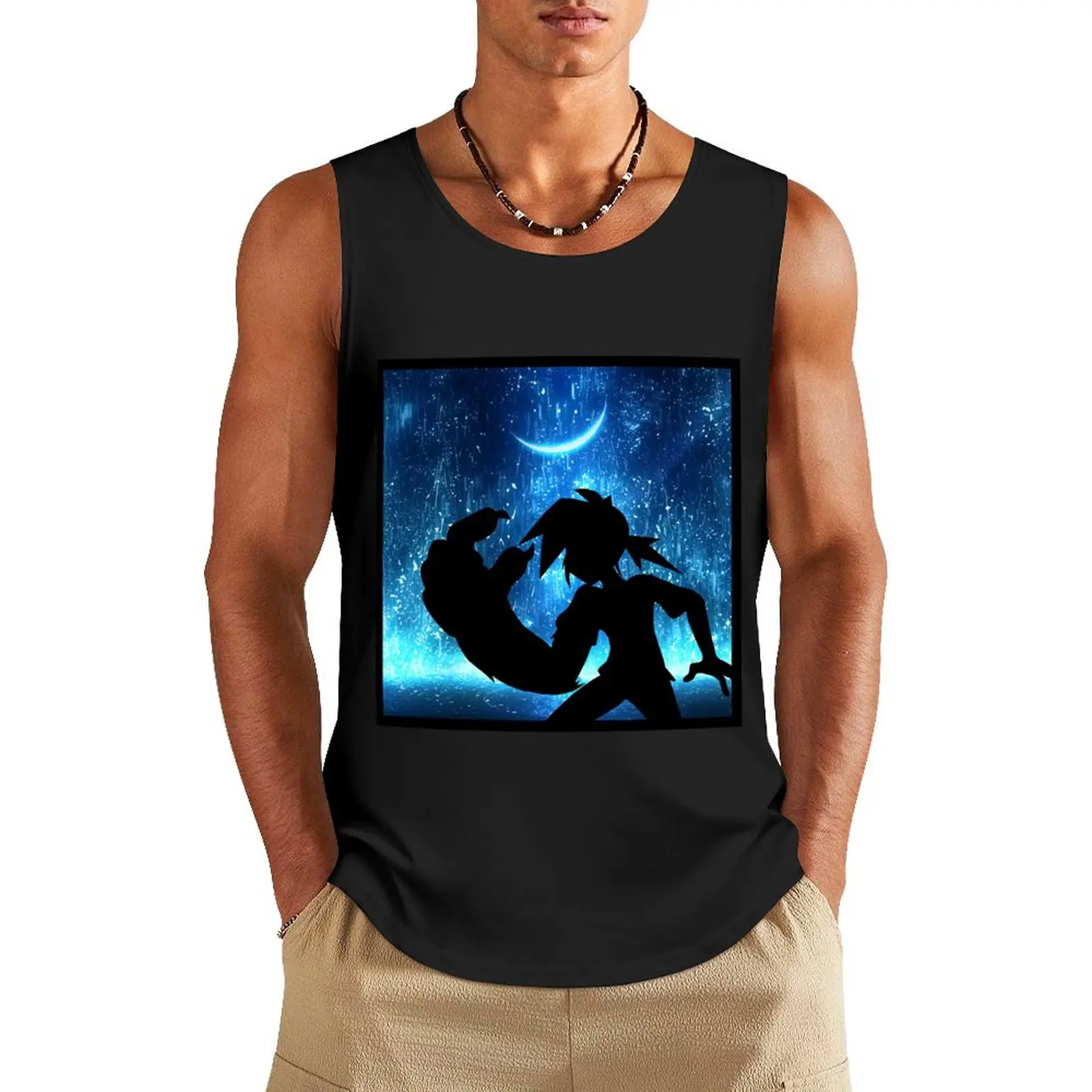 

Kipo Night Tank Top gym men Sleeveless men gym shirts gym for men