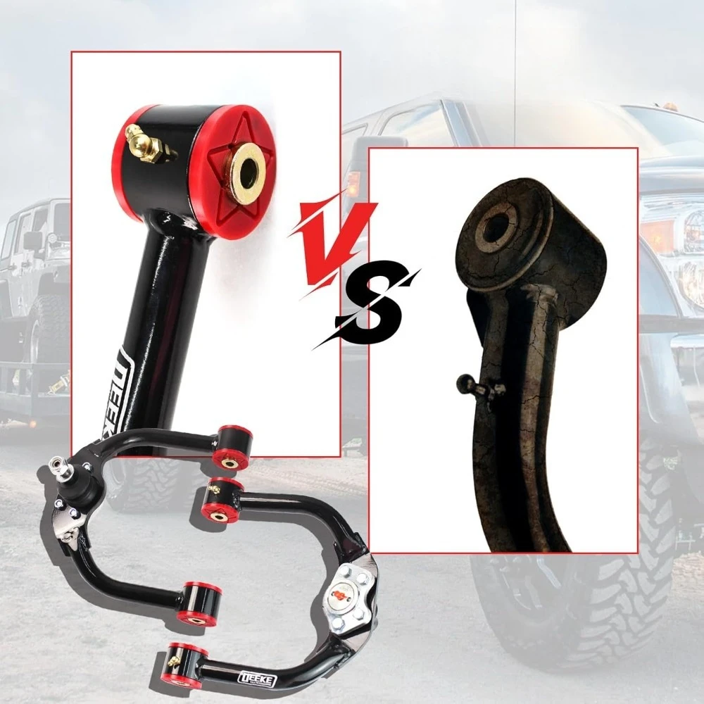 أدوات خارجية. أذرع التحكم العلوية الأمامية للرفع من Black1-4 بوصة، أذرع التحكم الأمامية القابلة للتعديل من الفولاذ الأنبوبي مع وصلات كروية