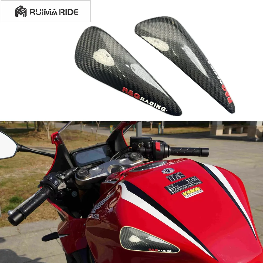

High quality carbon fiber motocycle accesories carbon fiber fuel tank protective cover For Honda CBR650R CB650R 2019-2023