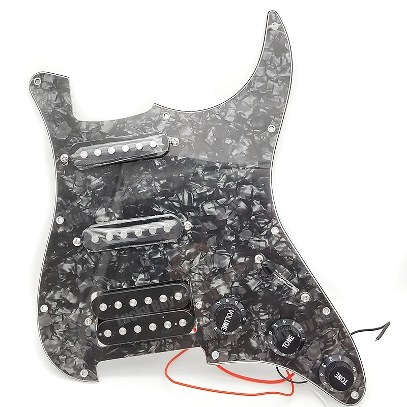 الغيتار الكهربائي Prewired مجموعة Pickguard ، متعددة الألوان تحميل لالغيتار نمط FD الغيتار #4