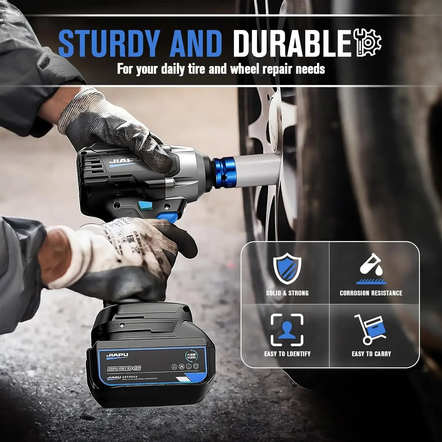 Drive Wheel Protector Impact Socket Set Hex Sockets Pneumatic Wrench Tire Screw Sleeve Drive Lug Nut Socket Set 17/19/21/22mm