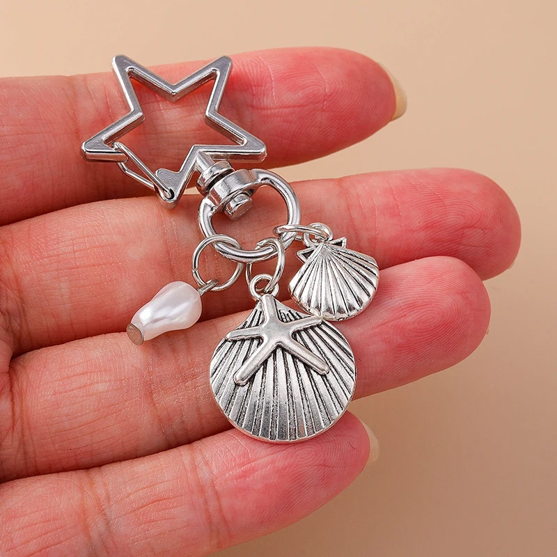 Aihua Schöne Y2K Sommer Strand Ozean Goldfisch Tintenfisch Wal Delphin Schlüsselbund Für Frauen Schlüssel Ringe Handtasche Anhänger Souvenir Geschenke – Detail 12