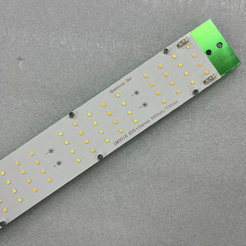 60-70W Samsung LM301H EVO Quantum bar LED Board Grow Strip Osr 660nm 730nm Light with radiator (PCBA+Heatsink)