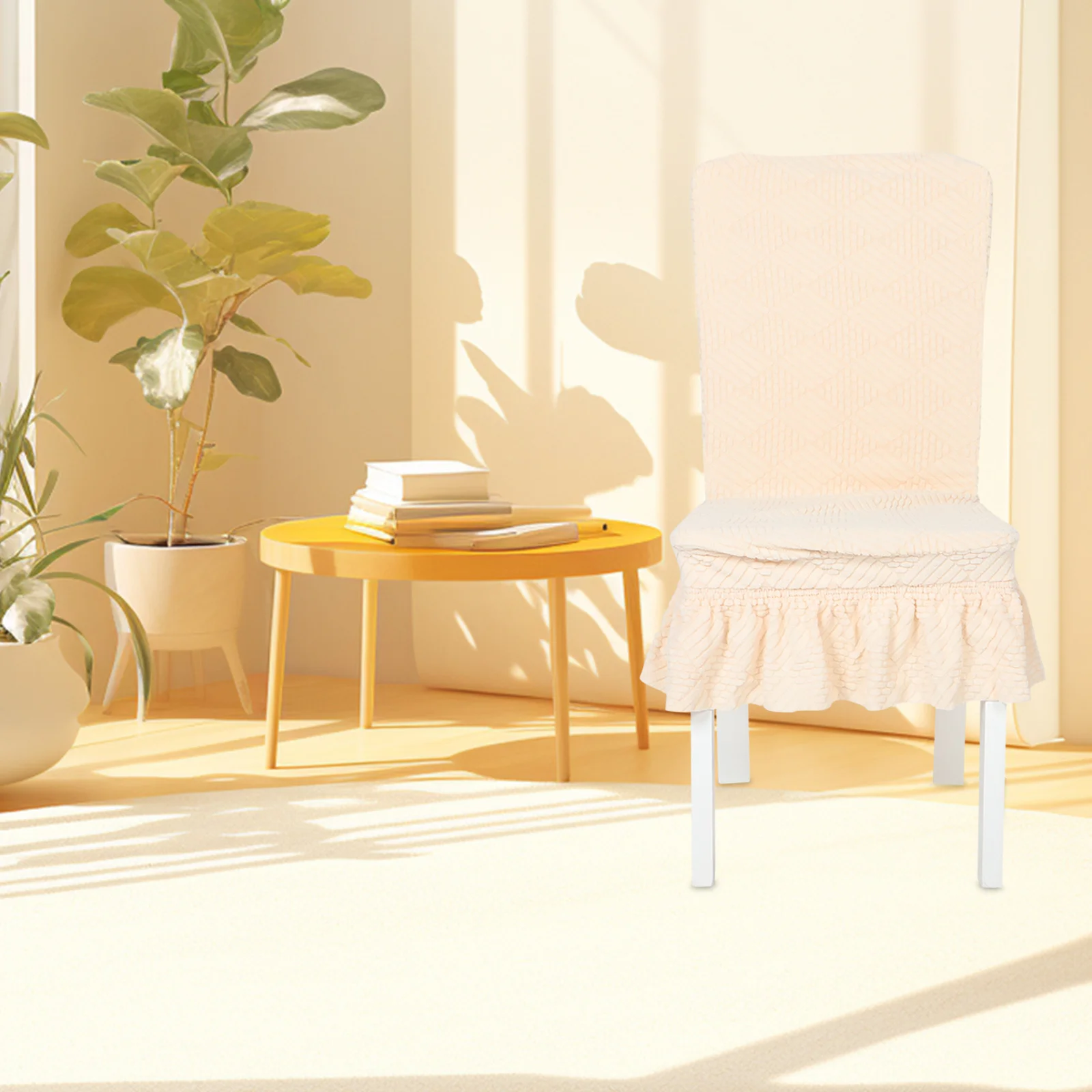 

Stretchable Dining Room Chair Cover High Elastic Seat Protector Slipcover for Office Living Room Wedding Party