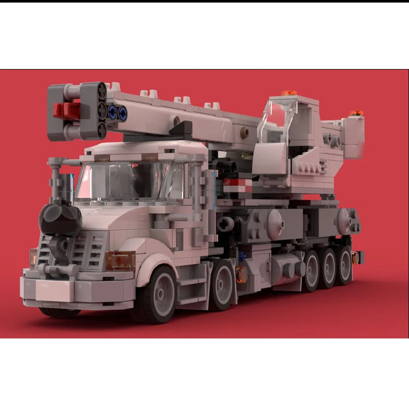 

MOC-217471New Construction Site Multifunctional Crane Building Block Model 738parts Boys' Children's Birthday Christmas Toy Gift