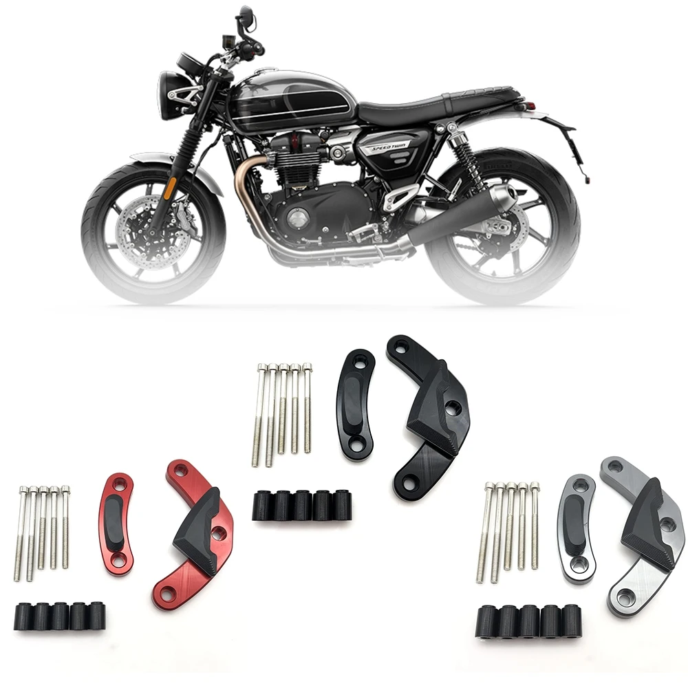 Задняя крышка слайдера двигателя для TRIUMPH Speed Twin 1200 2019-2021, Черная защитная крышка мотоцикла