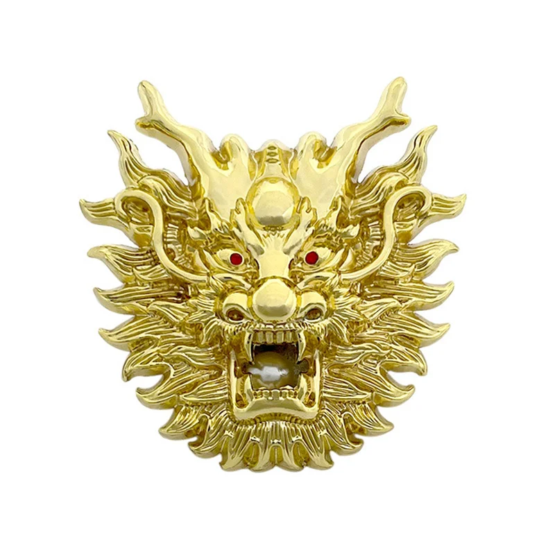 Dragon head belt buckle national wind western style