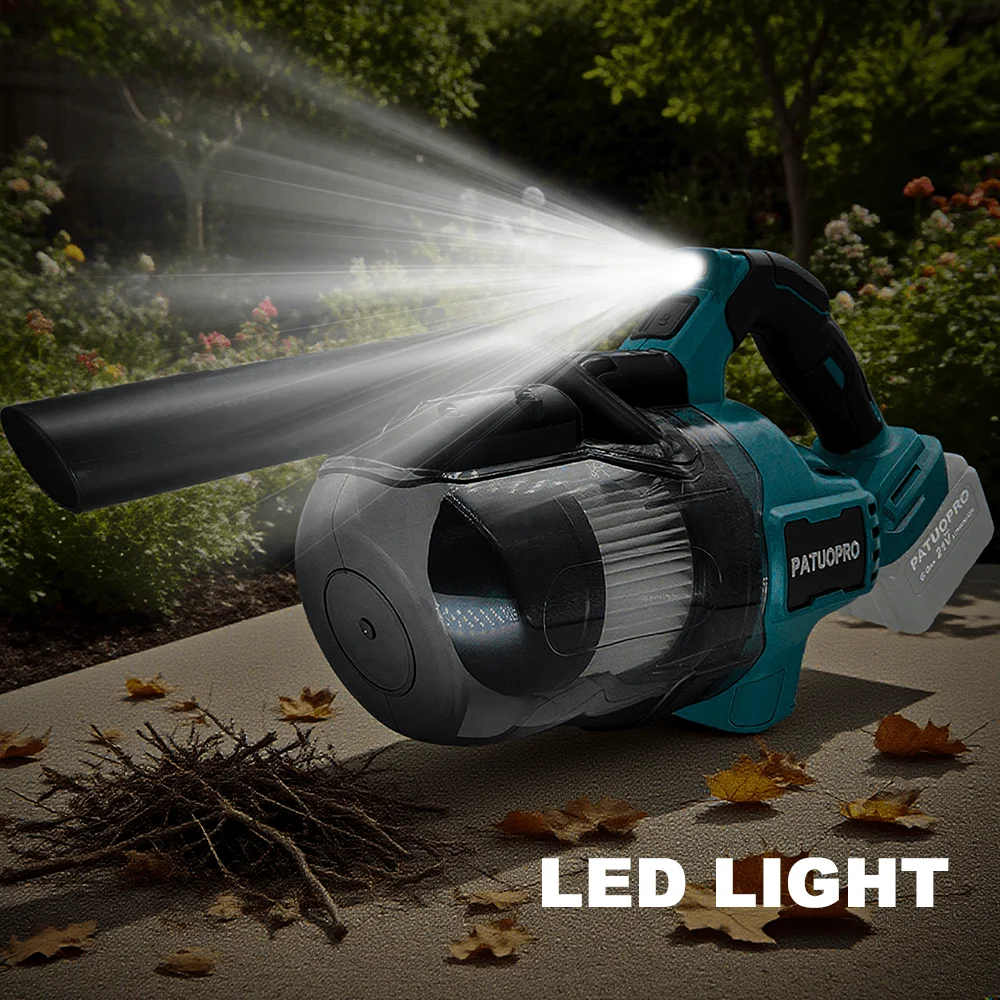 Cordless Handheld Vacuum Cleaner Rechargeable Hard Floor Carpet Car Pet Hair Cleaning Machine Power Tool For Makita 18V Battery