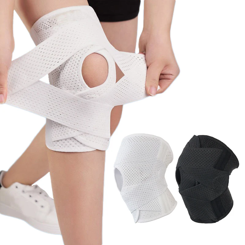 1Pcs Arthritis Injuries Recovery Breathable Knee Support Knee Pads with Side Stabilizers for Meniscal Tear Knee Pain