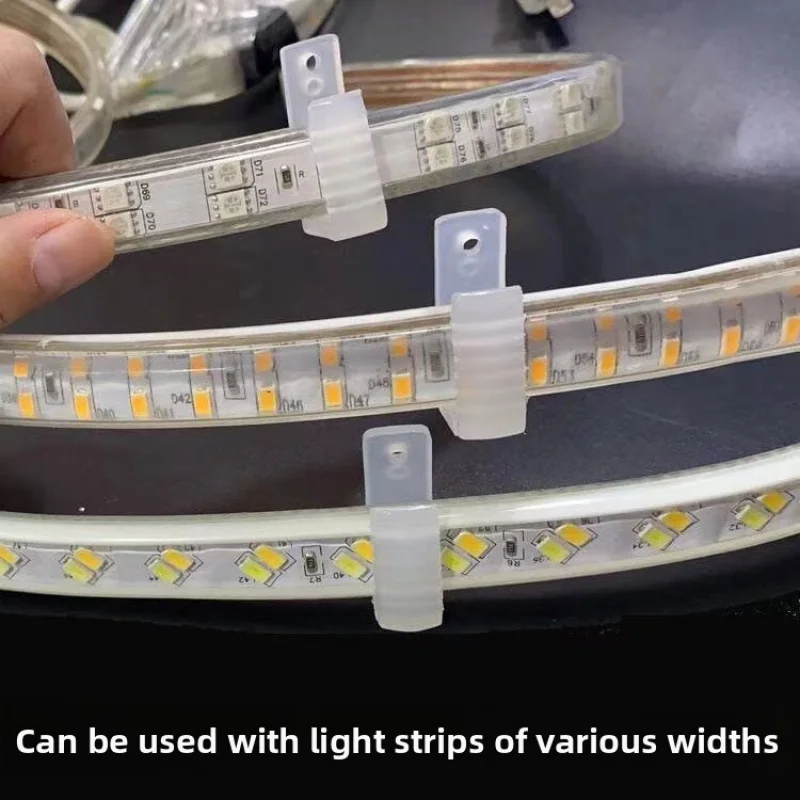 LED3014/3528/5050Light Strip Clips Plastic Fixed Hard Buckle Clips Light Strip Line Clips