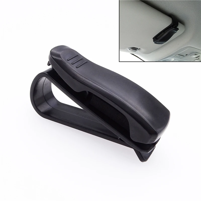 1 Pc Universal Easy Mount Stand Car Sunglasses Eye Glasses Holder Clamp Plastic Spectacle Ticket Receipt Card Clip Interior Tool