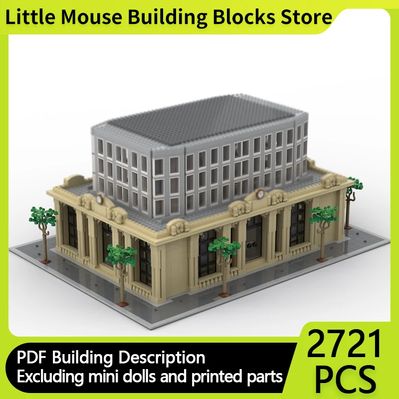 

City Street View Model MOC Building Bricks Popular TV Drama Scene Modular Technology Gifts Holiday Assemble Children Toys Suit
