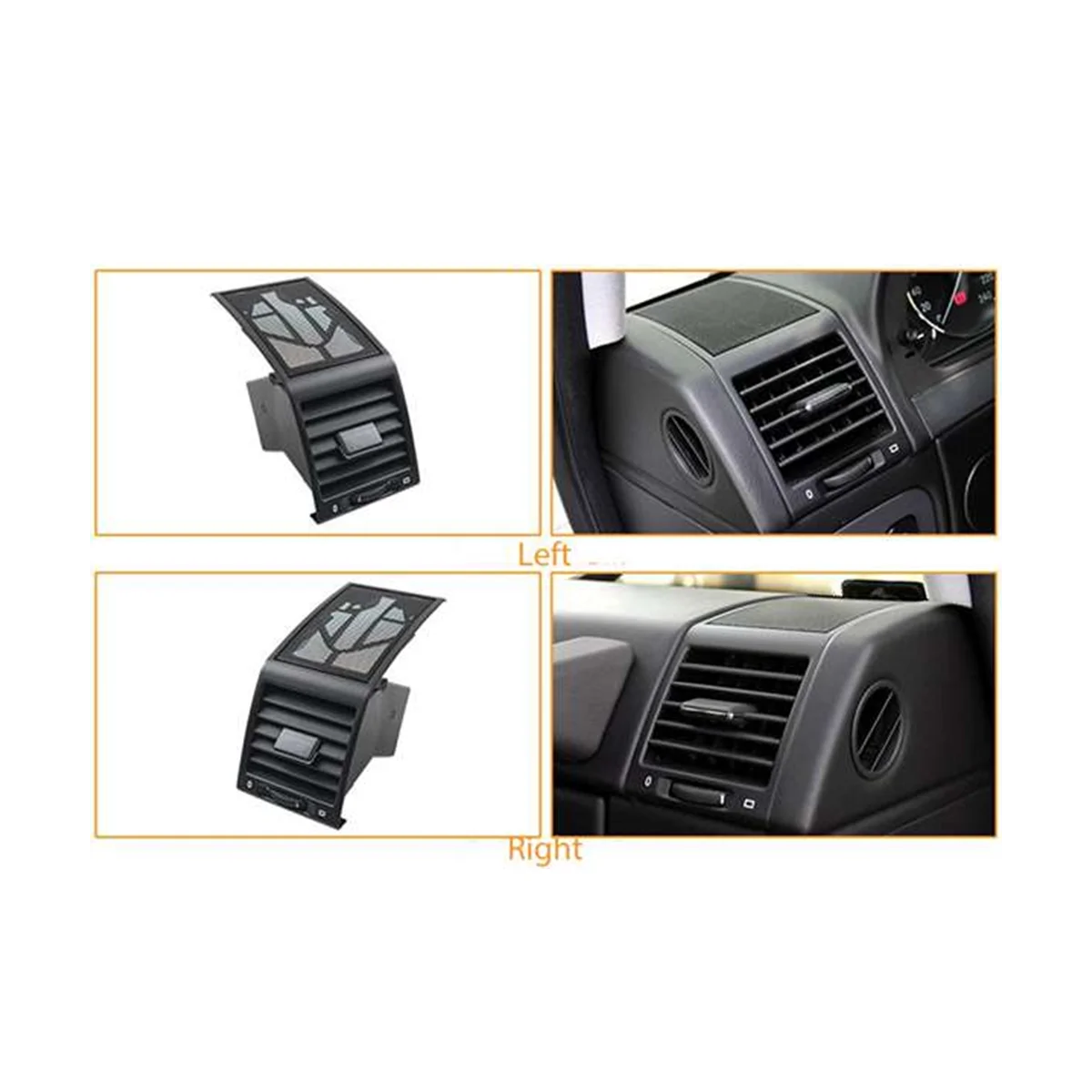 For Benz G Class W463 2004-2018 Car Front Right Side Dashboard Panel Speaker Grille Air Vent Outlet Trim Grill Mesh