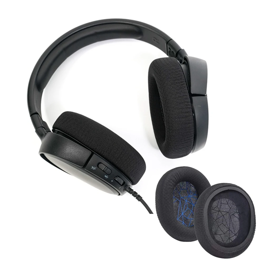 B24B بطانة للأذن وسائد ل Steelseries Arctis 1/3/5/7/9/Pro سماعة رأس لاسلكية عزل الإسفنج وسائد الأذن