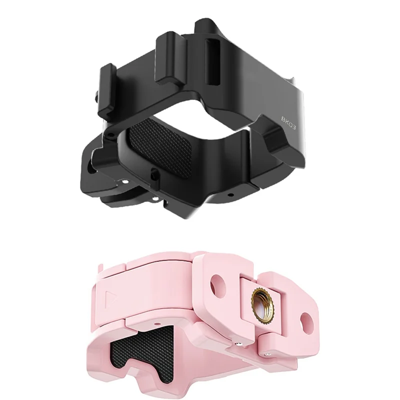 AAAEL-الإفراج السريع محول جبل ل DJI Pocket 3 اكسسوارات محولات الزجاج الأمامي ل DJI Pocket 3 القط الأذن منضدية دراجة Bla
