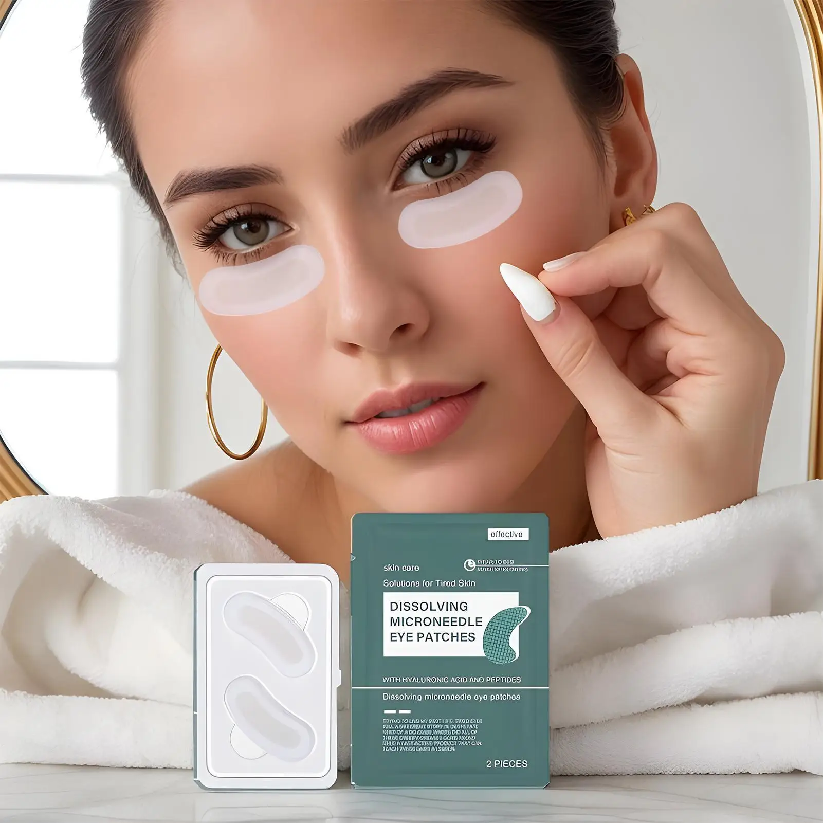 Under Eye Cover Comfortable Stick Eye Patches Cooling Hydrating Pads for Dark Circles Care Personal Beauty Women & Men