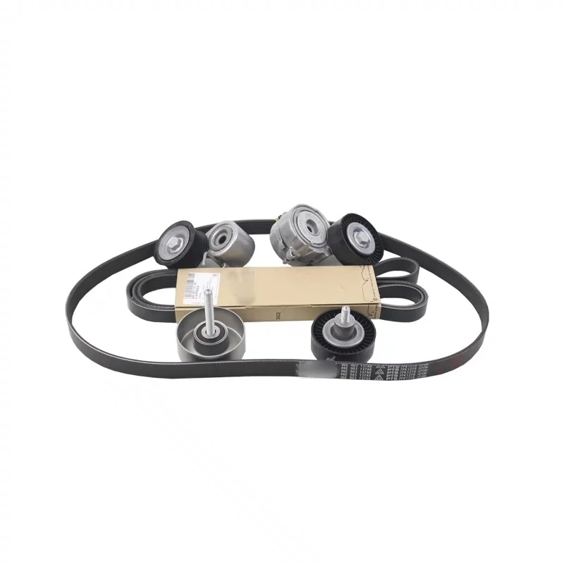

OE Quality 06E903133AC Комплект натяжителя ремня для Audi A5 S4 S5 A6 A7 A8 Q5 Q7 3.0 EA837 - 6 шт. Натяжной шкив и замена приводного ремня