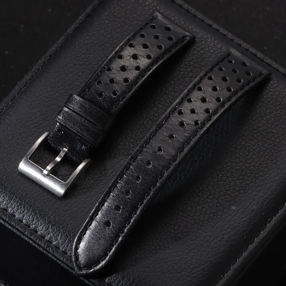 Echtes Rindslederarmband 18 mm 20 mm 22 mm Universalarmband für Samsung Galaxy Watch 6 5 4 Weiches, atmungsaktives Retro-Armband
