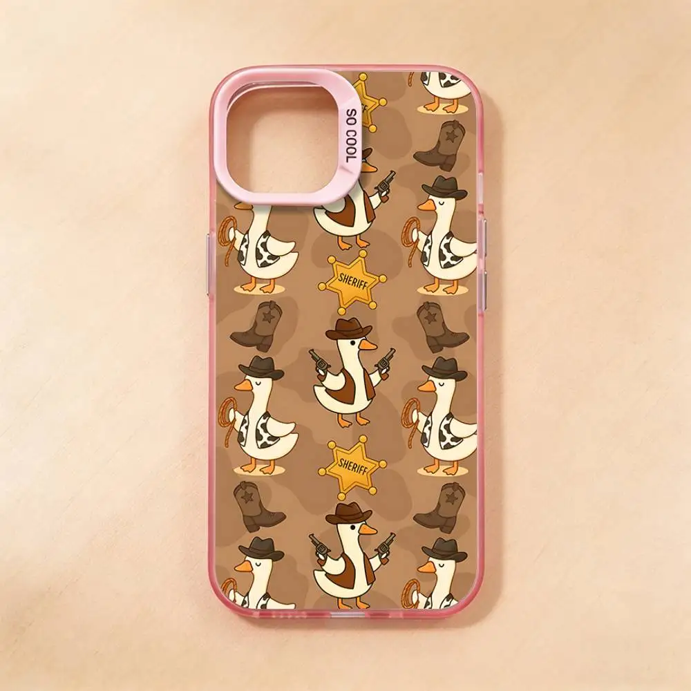 Retro Western Cowboy Pattern Phone Case for iPhone 17 16 15 14 13 12 11 Pro Plus Max Mini X XS Air Stylish Cover