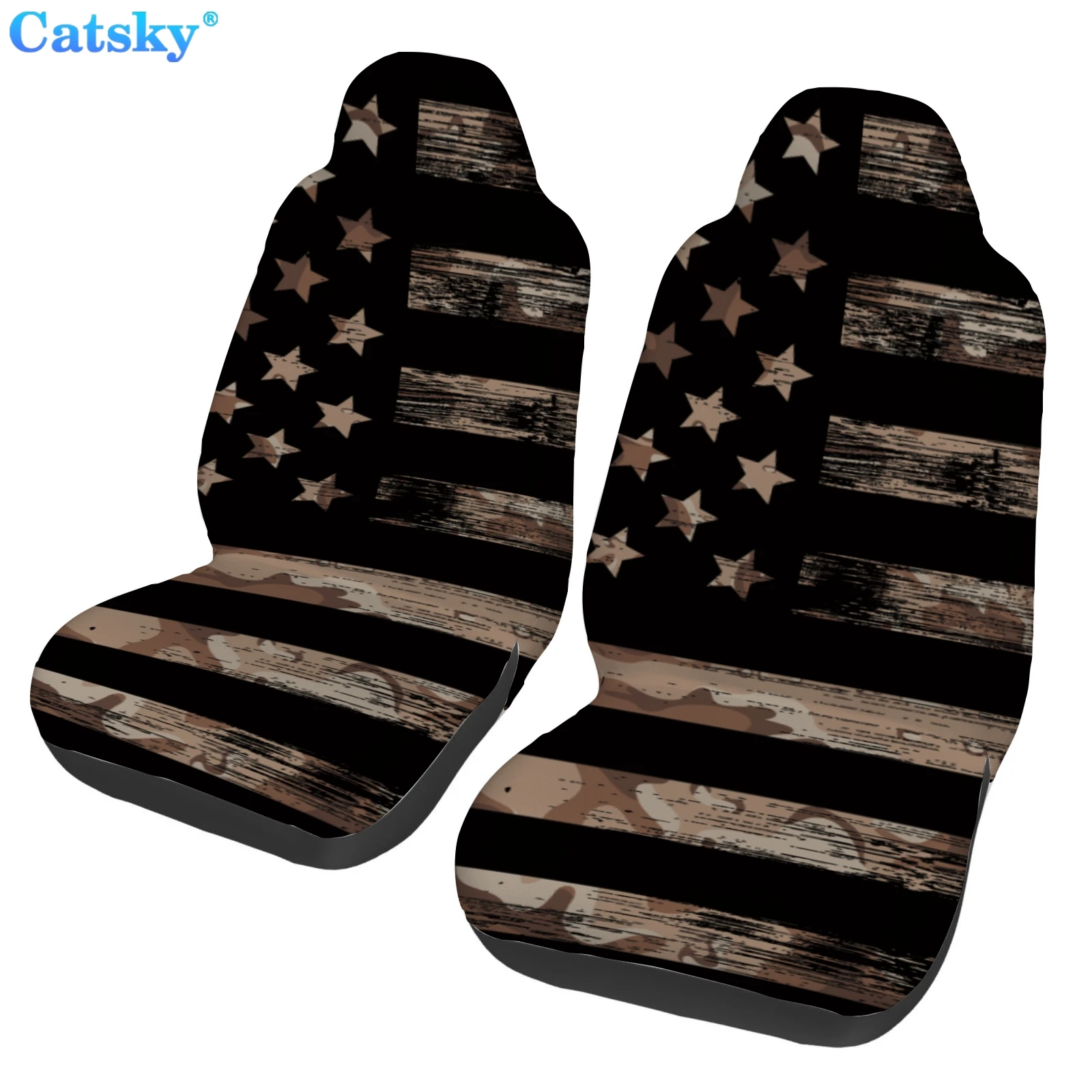 3D Camouflage Printing Universal Car Seat Covers Car Styling Auto Seat Cover Car Full Seat Cover Protector Interior Accessories