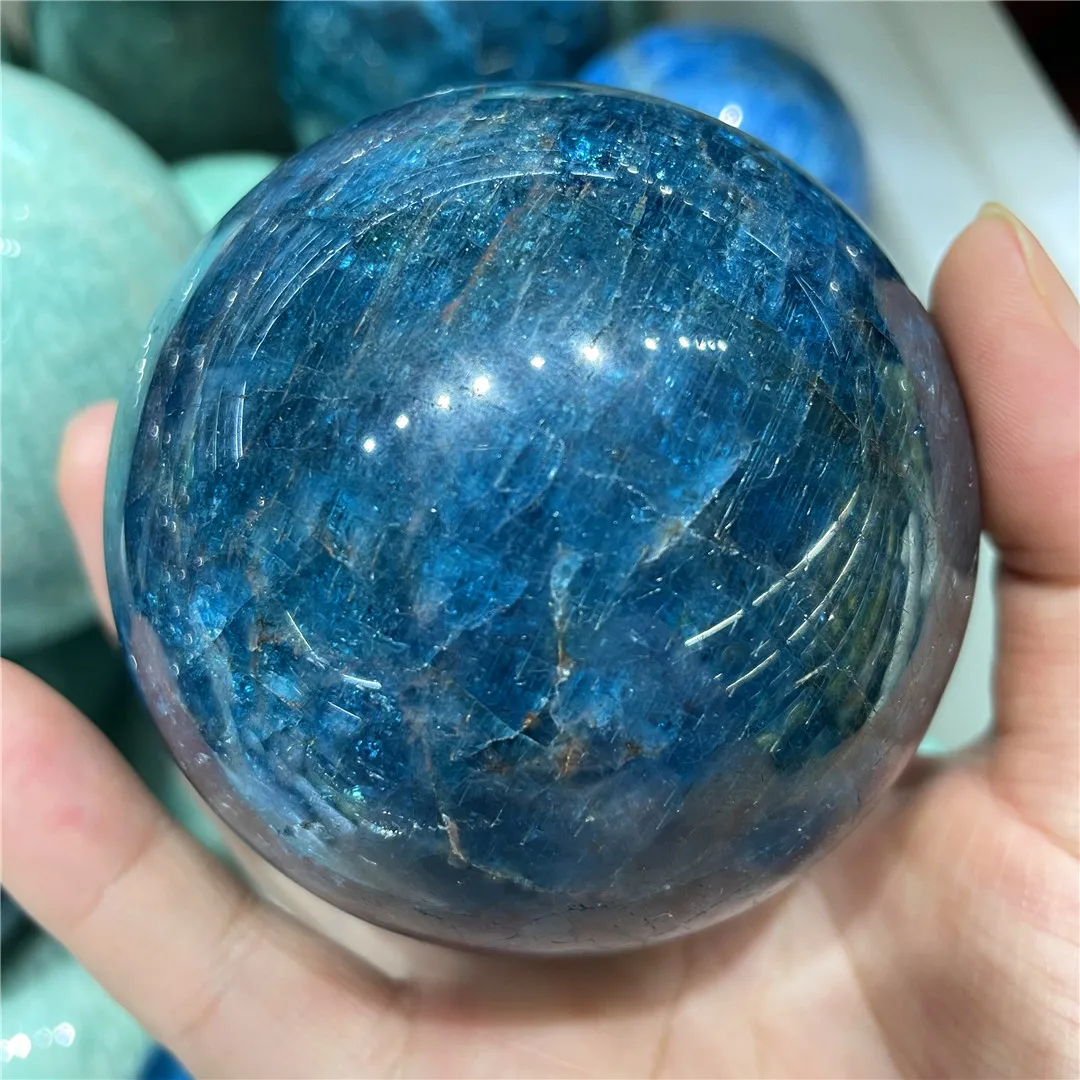 

Хорошее качество, редкие натуральные синие апатитовые кристаллы, шар, кварцевые сферы, медитация и камни, целебные минералы, домашний декор, сбор