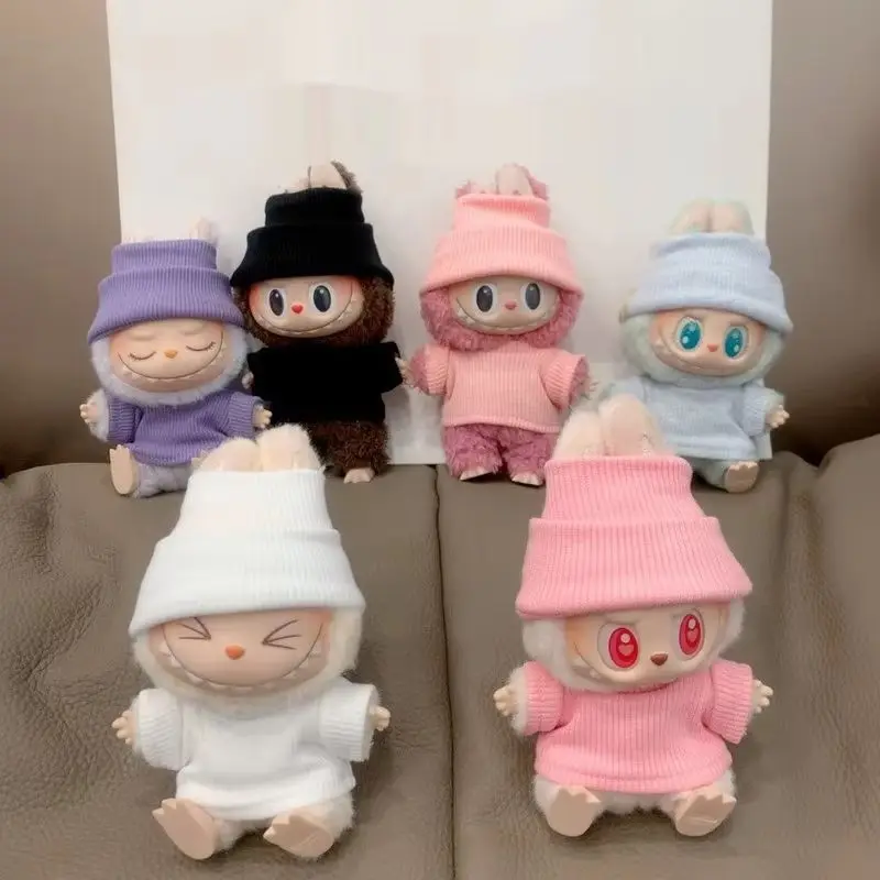 

Labubu Doll Clothing Dress Up Clothing Accessories 17cm Trendy Clothing Replacement Clothes Match General Cute Shoulder Bag