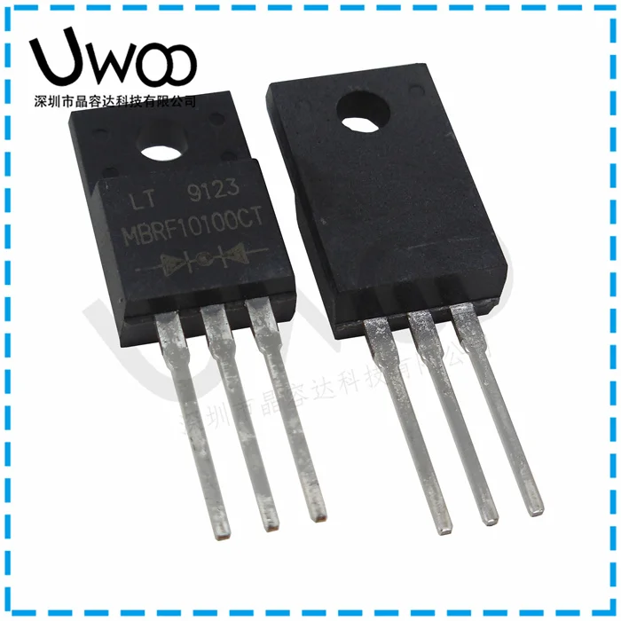 100%Original  New  MBRF10100CT B10100G 10A 100V TO220  MBRF10100CTL 10A 100V TO220