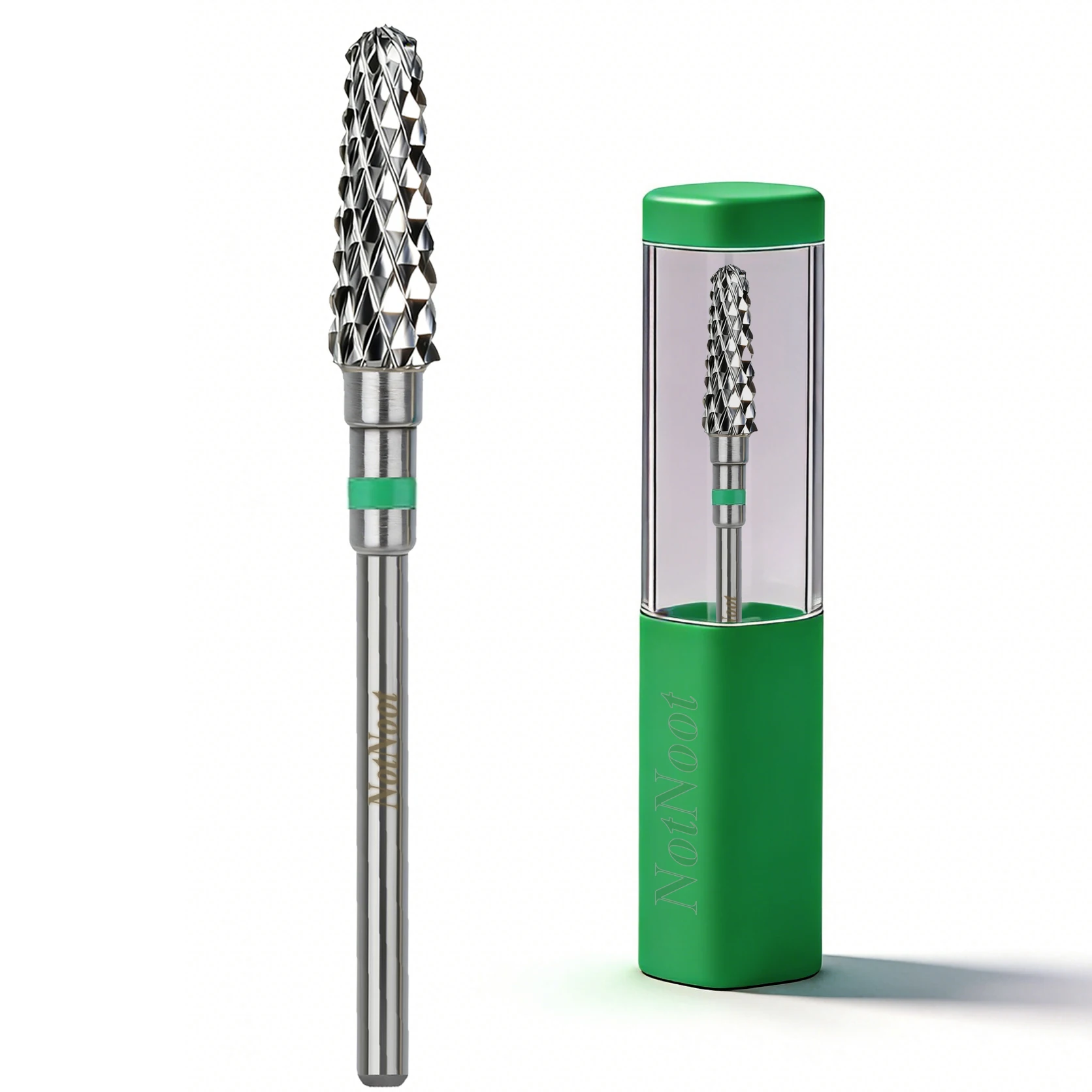NotNoot Kegelförmige Nagelbohrer, 3/32'' Hartmetall Elektrischer Nagelhautentferner, Sicherheitsbohrer für Acryl-Nagelhaut, Pediküre-Werkzeuge – Detail 8