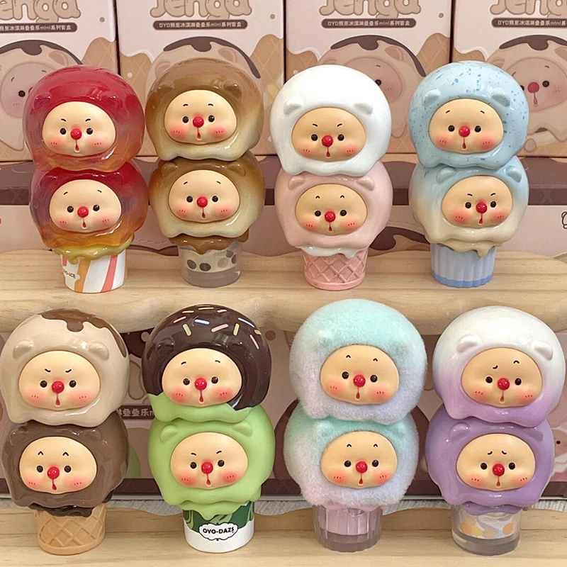 

Oyo Bear Cub Ice Cream Series Blind Box Trendy Mini Doll Gift Garage Kit Ornament Birthday Gift Desktop Collection Cute Toy