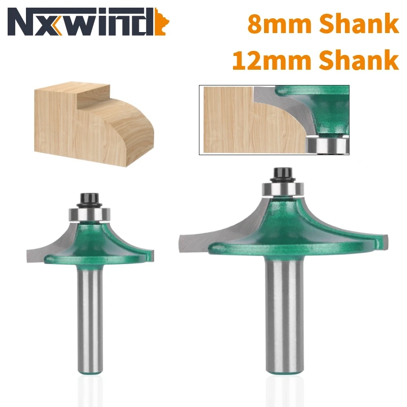 NXWIND 8MM 12MM Shank Table Edge Bit Router Bit Woodworking Milling Cutter For Wood Bit Face Mill Carbide Cutter End Mill