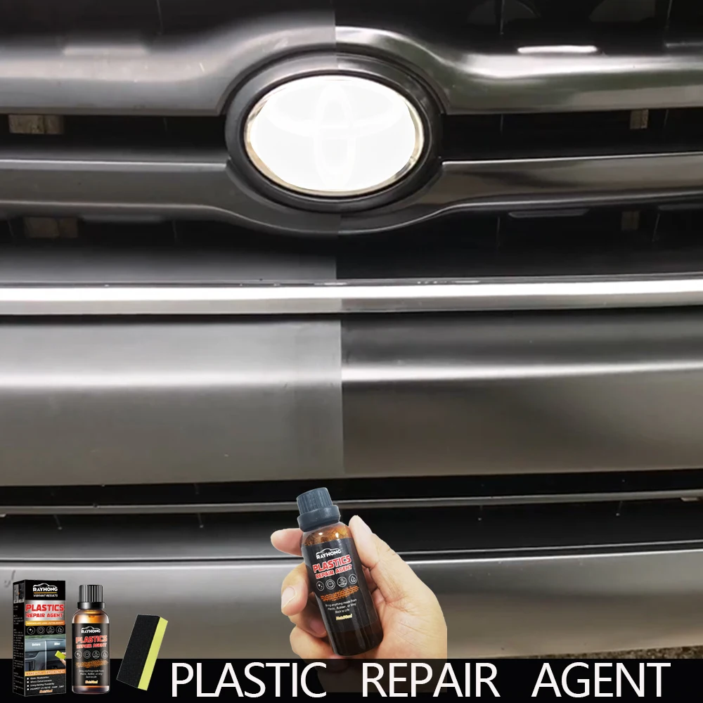 

Car Plastic Restore Coating Agent Auto Plasitc Renewal Leather Repair Refreshing Polish Cleaner Restore Glossy Black Finish Care