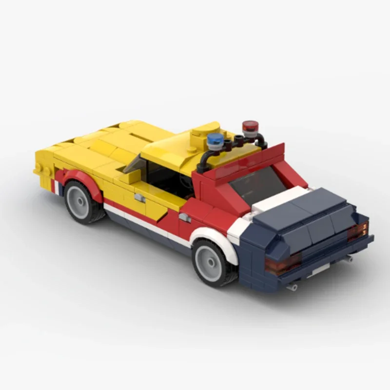 Classic Interceptor Bricks Filme, Blocos de Carros Modificados, War Speed Champions, Moc Sports Race, Presente do Produto