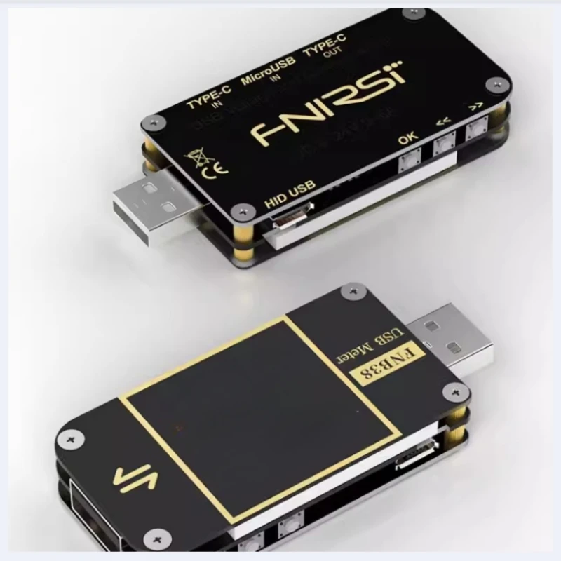 USB voltmeter and ammeter capacity fast charging protocol tester