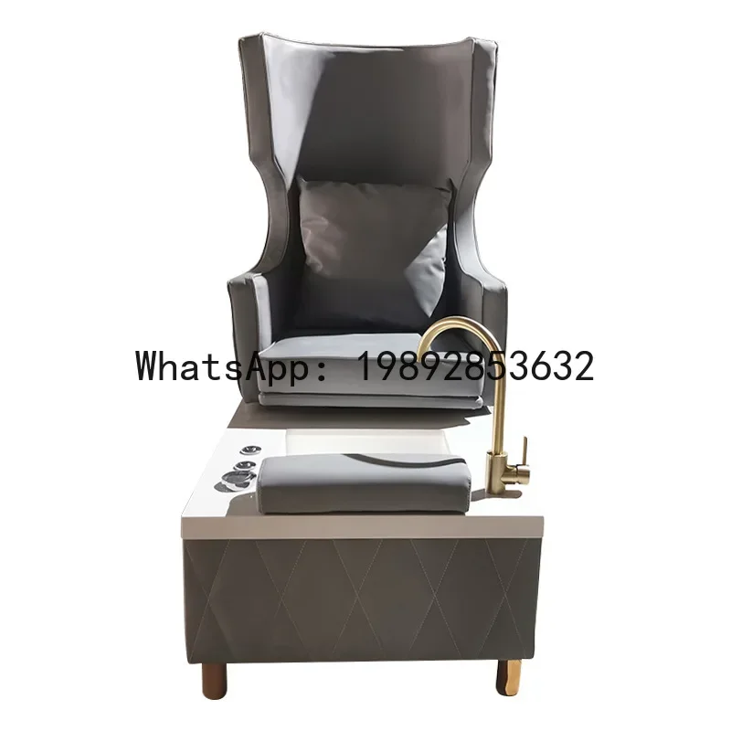 

F1 High-End Beauty Salon Nail and Foot Spa Sofa Chair High-Back Throne Foot Therapy Chair Single Foot Bath Sofa Chair