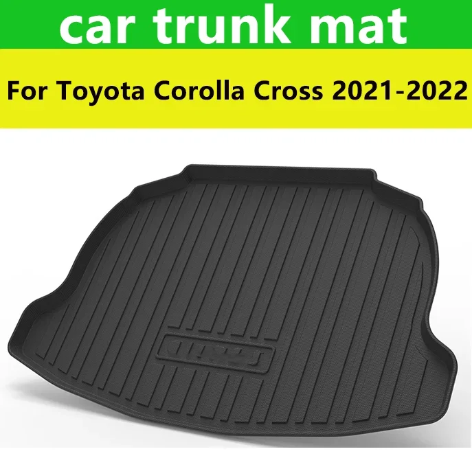 

For Toyota Corolla Cross 2021-2022 Car Rear Trunk Boot Mat Floor Mats Cargo Waterproof Car Accessory