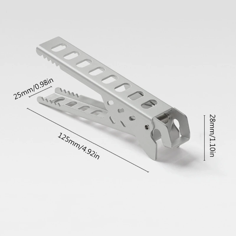 Chwytaki do misek ze stopu aluminium Chwytaki obozowe Klips do gorącego garnka Zastawa stołowa Uchwyt na naczynia kuchenne Zaciski podnoszące do wędrówek plecakiem