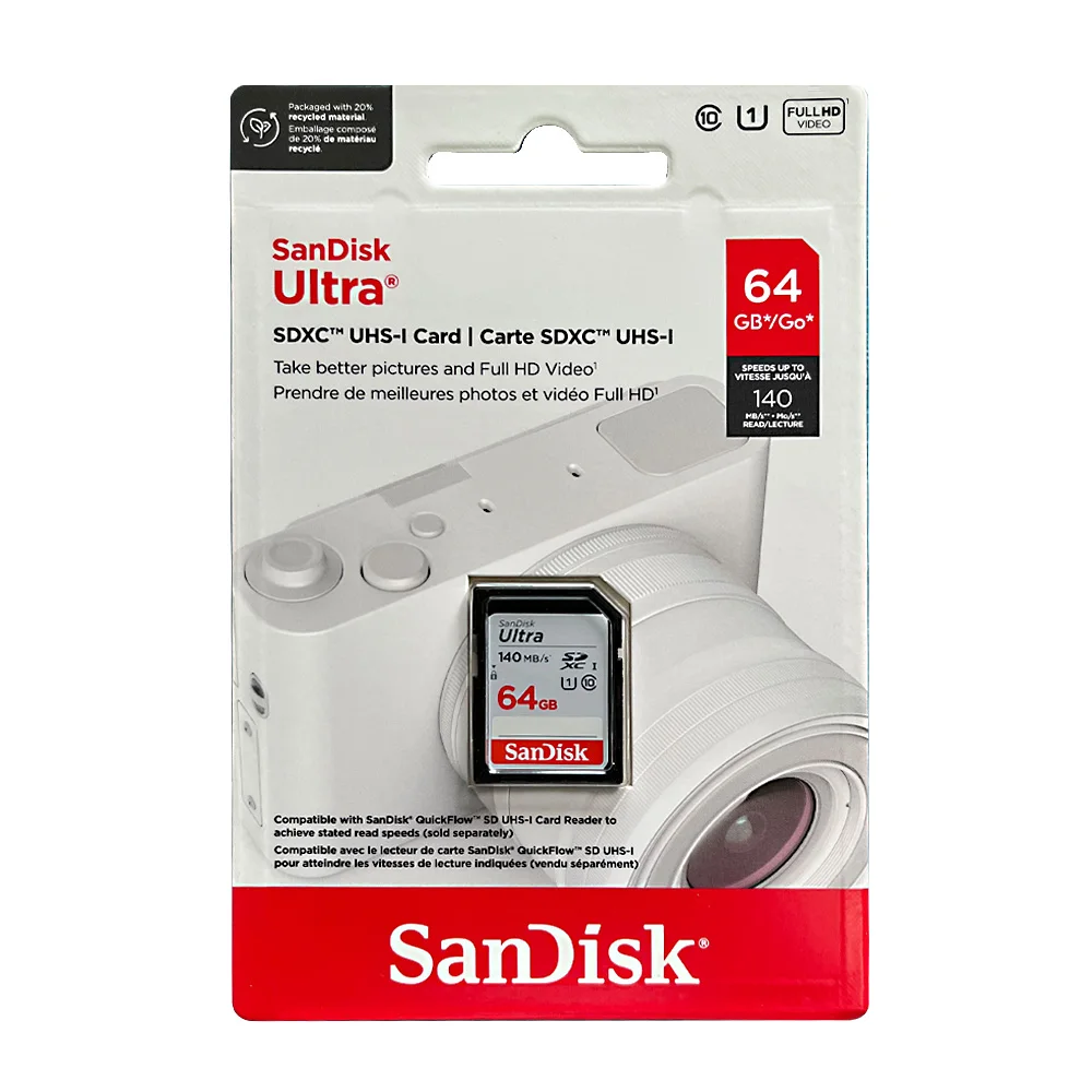 SanDisk Ultra/Extreme/Extreme Pro SD-Karte 32GB SDHC UHS-I 64GB/128GB 256GB SDXC UHS-I Vollformat-SD-Karte für Kamera Full HD Video – Detail 3