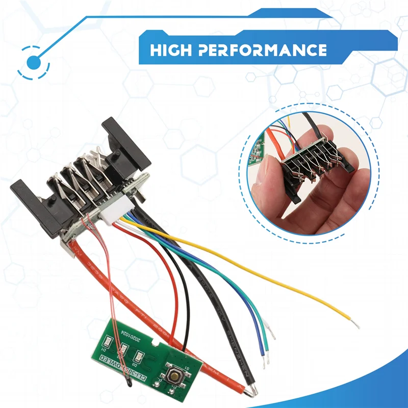 Circuito di protezione di ricarica PCB per batteria al litio DCB200 per 18V 20V DCB201 DCB203 DCB204