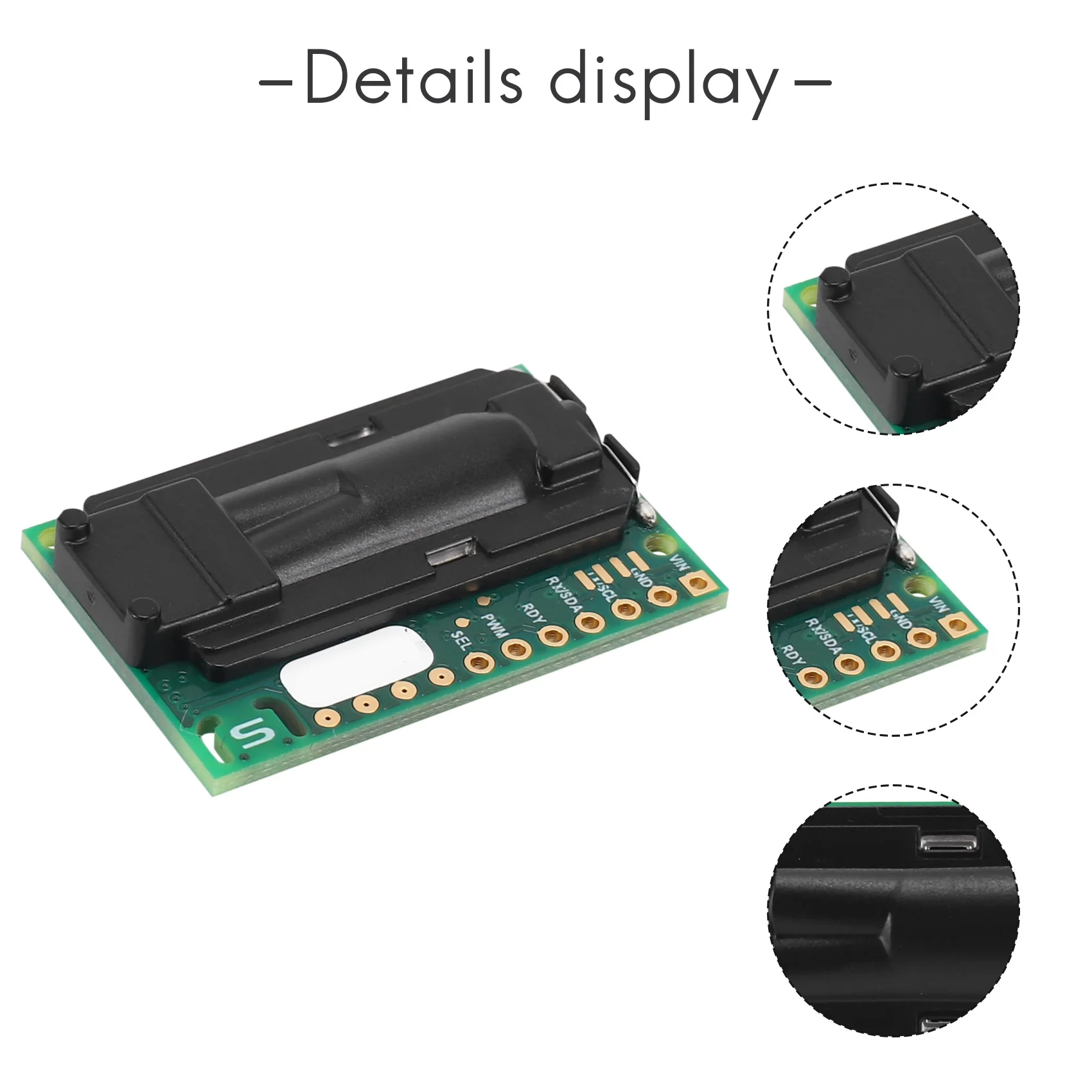 Modulo sensori di qualità dell'aria T88C SCD30 per misurazioni di CO2 e RH/T I2C Modbus PWM