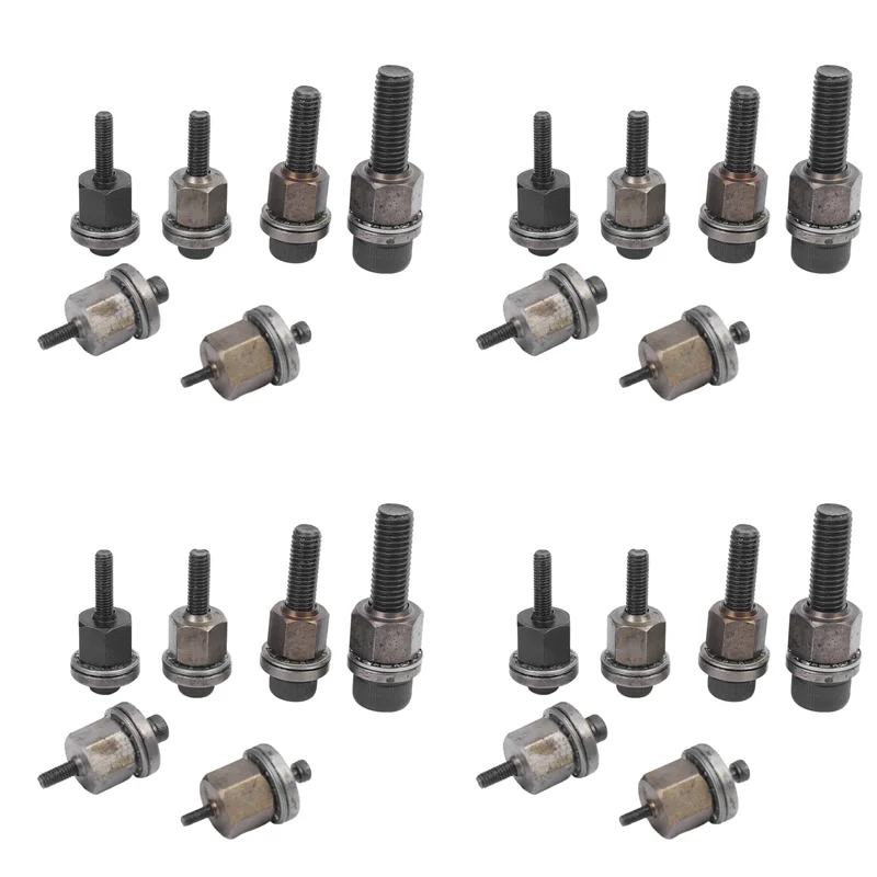 ABUL-24 Pz Mano Rivetto Dado Testa Dadi Installazione Semplice Rivettatrice Manuale Rivnut Strumento Accessorio Per Dadi M3 M5 M6 M8 M10