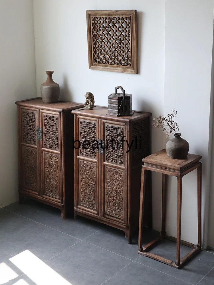 

ls 27Ming-style noodle cabinet Chinese antique old cabinet large wardrobe Ming and Qing classical storage corner cabinet