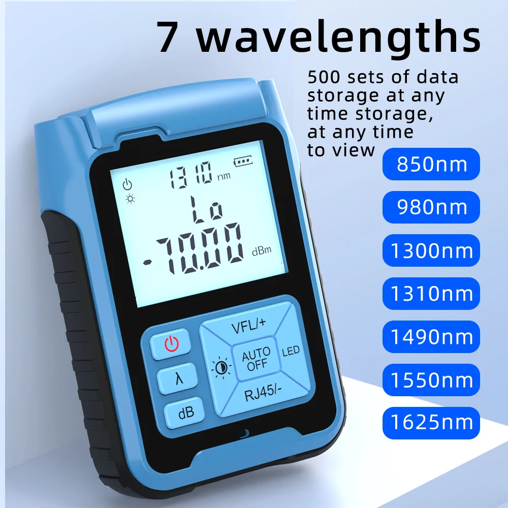 SAIVXIAN-Mini Medidor de Potência Óptica com Visual Fault Locator, Network Cable Test, Optical Fiber Tester, 10mw, 30mw, 50mw, VFL