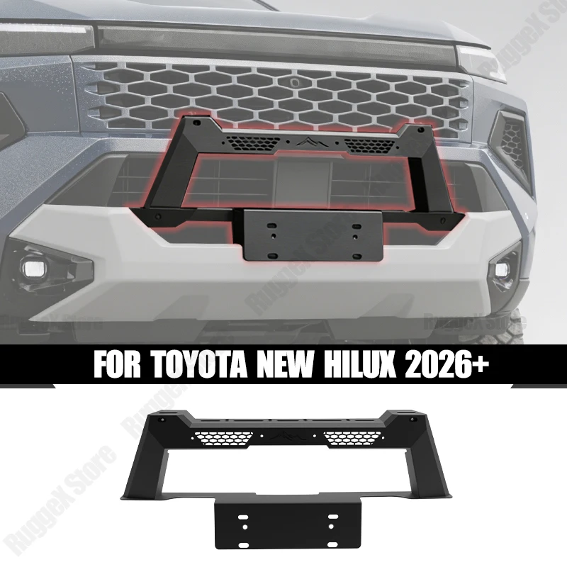 Front Bumper Light Bar Mount Bracket For Toyota HiLux 2026+ Work Light Holder Off-road Body Kit Exterior Upgrade Car Accessories
