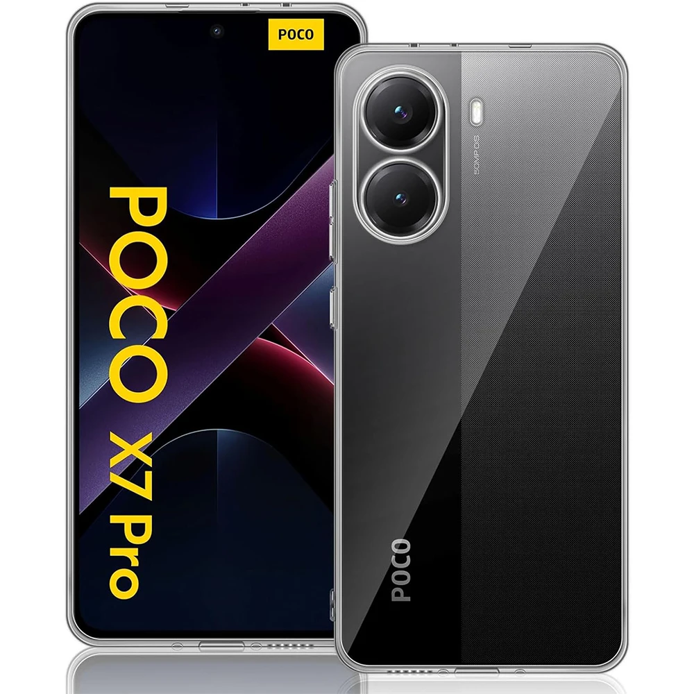 Poco X7 Pro Hülle Ultradünne Transparente Handyhülle für Xiaomi Poco X7 Pro Poco X 7 Pro X7Pro Pocox7 Pro 5G Durchsichtige Weiche TPU-Abdeckung – Detail 5
